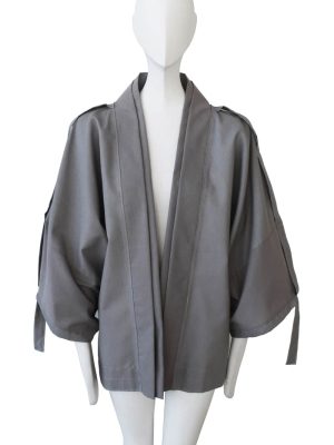 Raw Gray Kimono