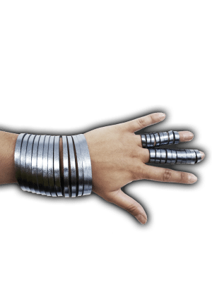 Striped bracelets