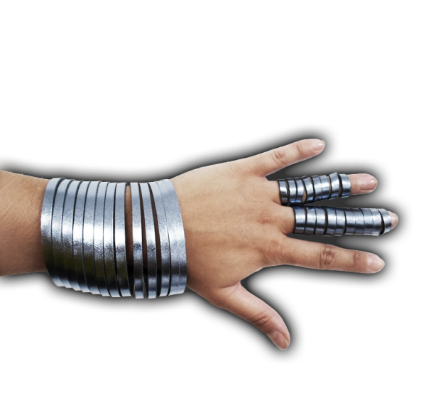 Striped bracelets