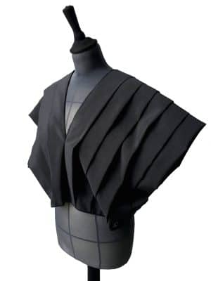 Origami Top Black